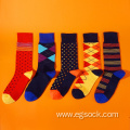 Comfortable anti-bacterial unisex colorful box gift socks